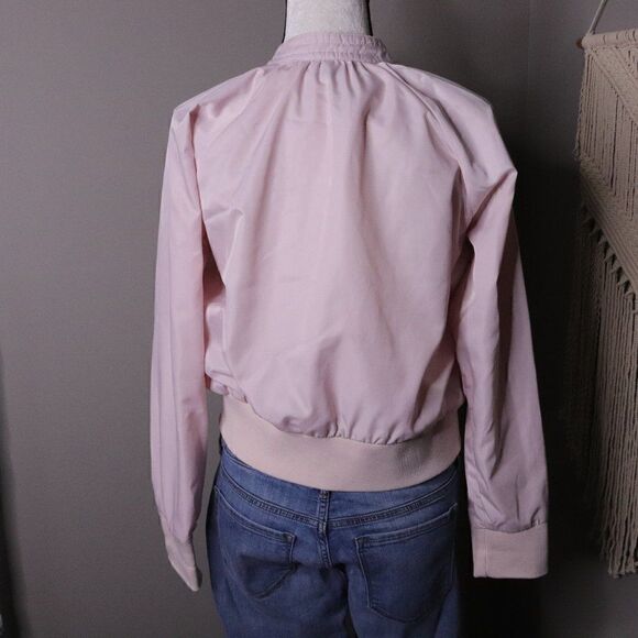 Free People | Midnight Satin Blush Bomber Jacket - Picture 5 of 7